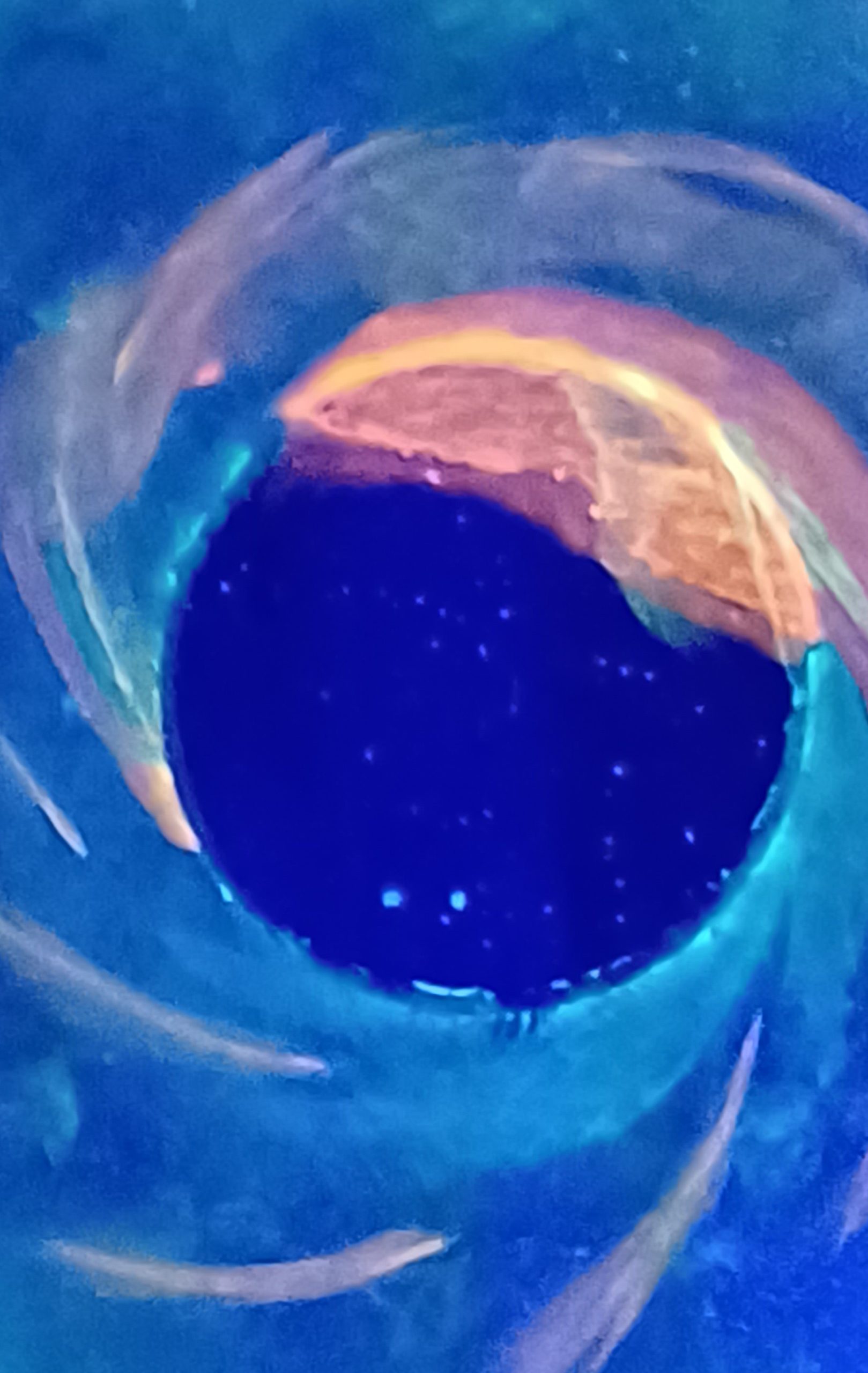 Close Up Big Black Hole